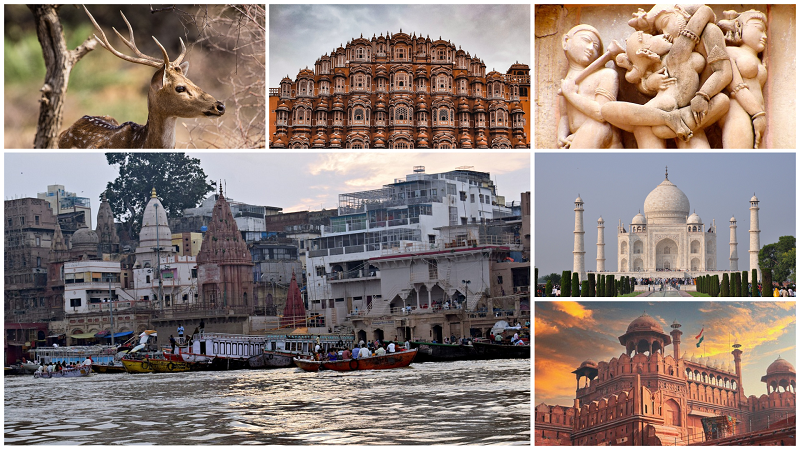 Golden Triangle Tour with Ranthambore Khajuraho and Varanasi